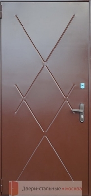 Техническая дверь с рисунком DT-17